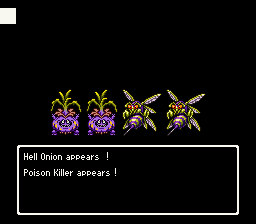 English battle messages, composited at variable width